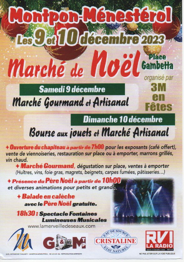 3M_MARCHE_DE_NOEL_ Montpon Ménestérol Hand Ball