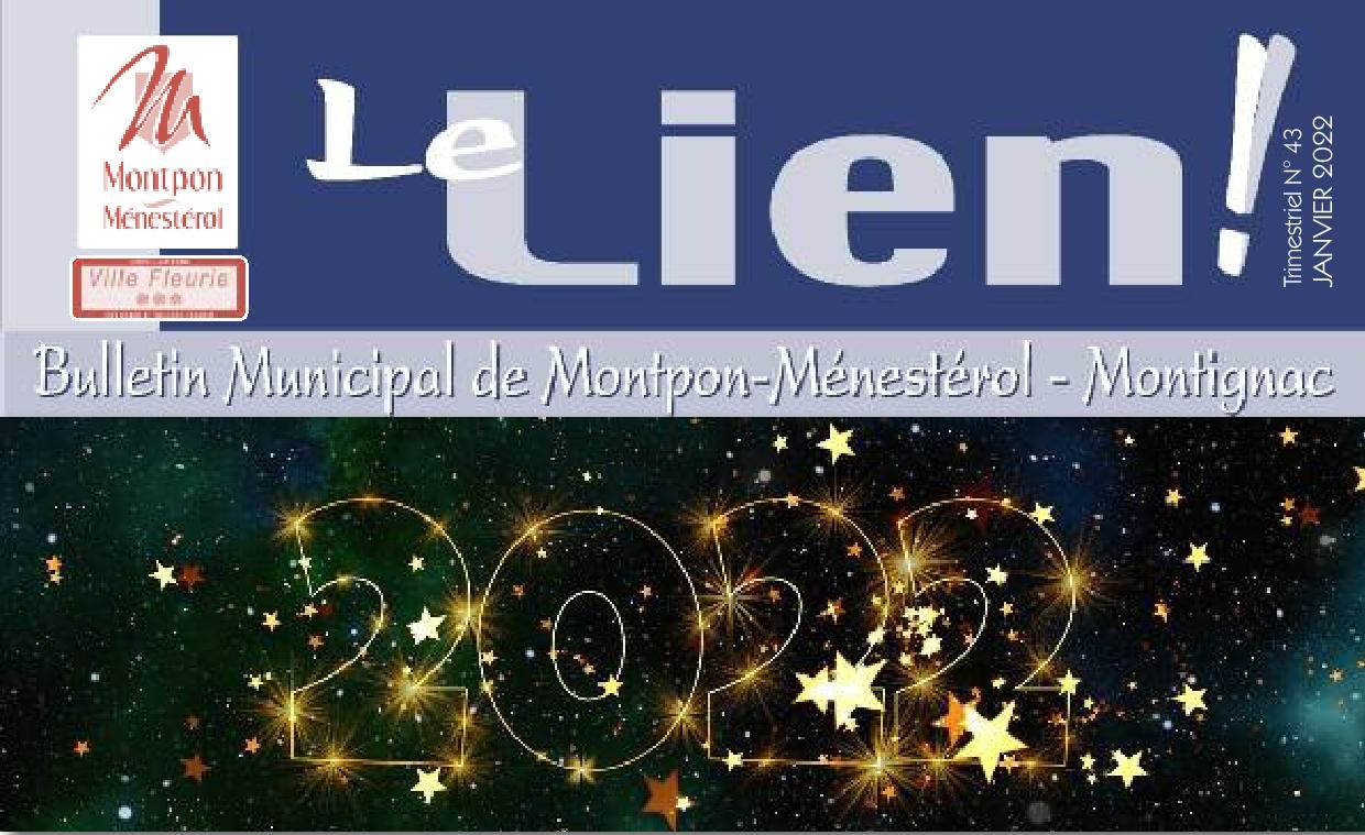 LE_LIEN_JANVIER_FEVRIER_MARS_2022-page-001 Ville de Montpon-Ménestérol en Dordogne et en Périgord